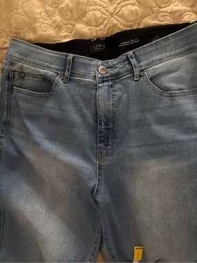 Curve Appeal High-Rise Comfort Waist Jeans SZ 12